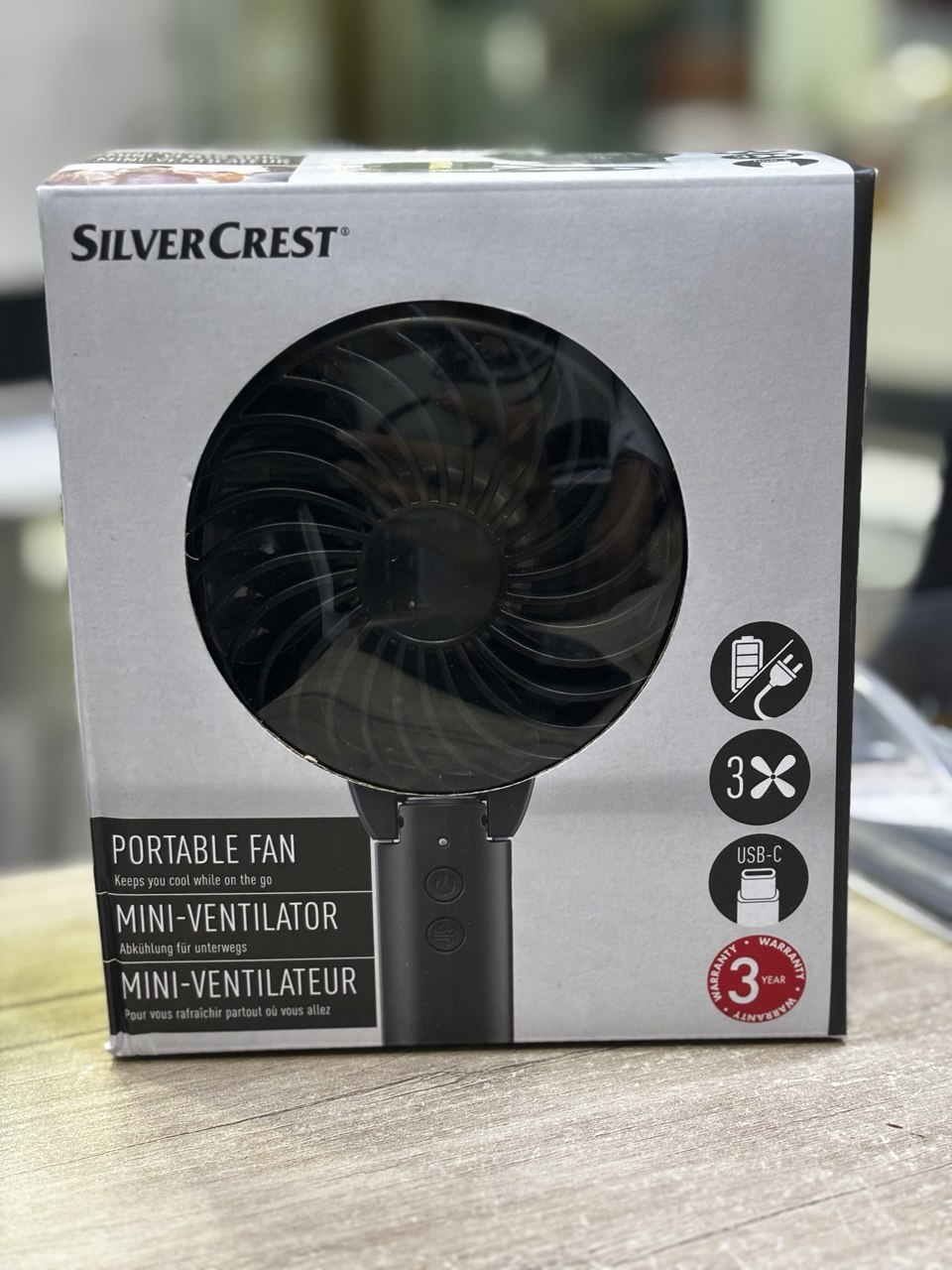 پنکه شارژی سیلورکرست مدلSVT 3.7 B2 silverCrest