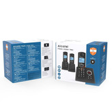 تلفن سه گوشی منشی دار برند الکاتل Alcatel مدل f530 voice trio