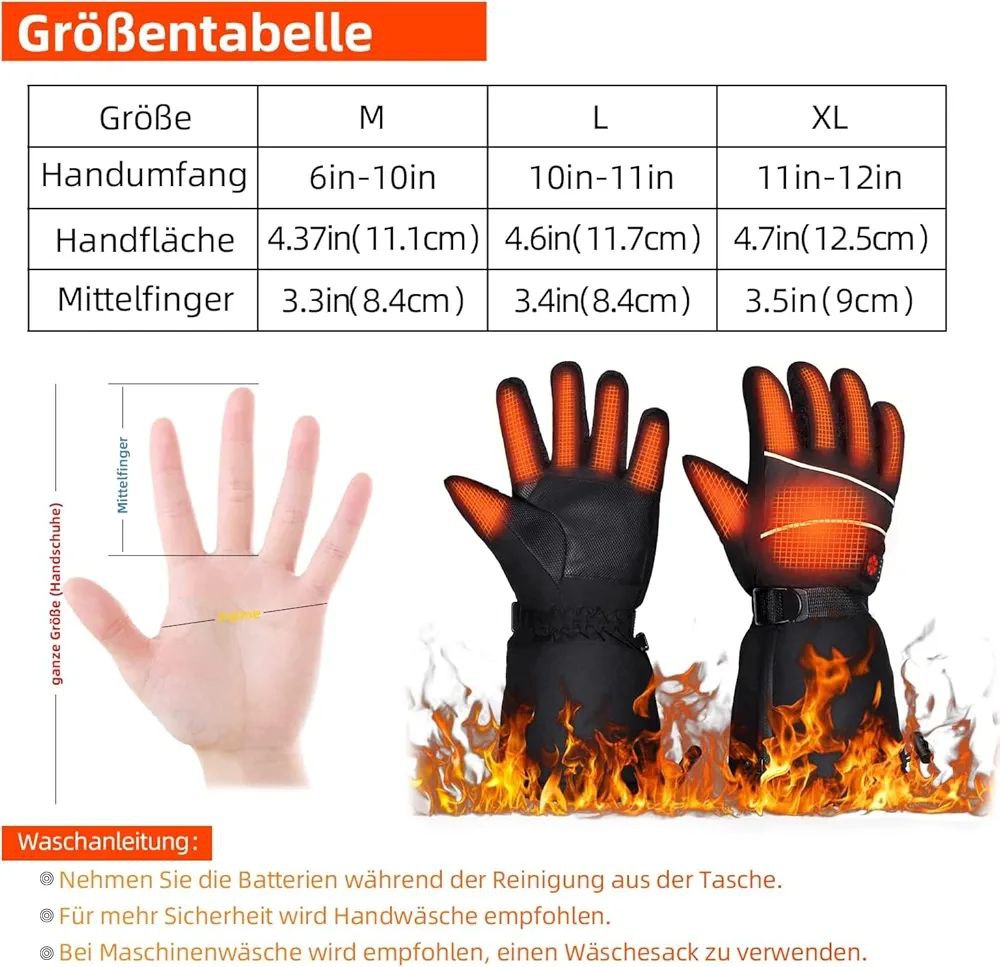 دستکش گرمایشی المنت دار