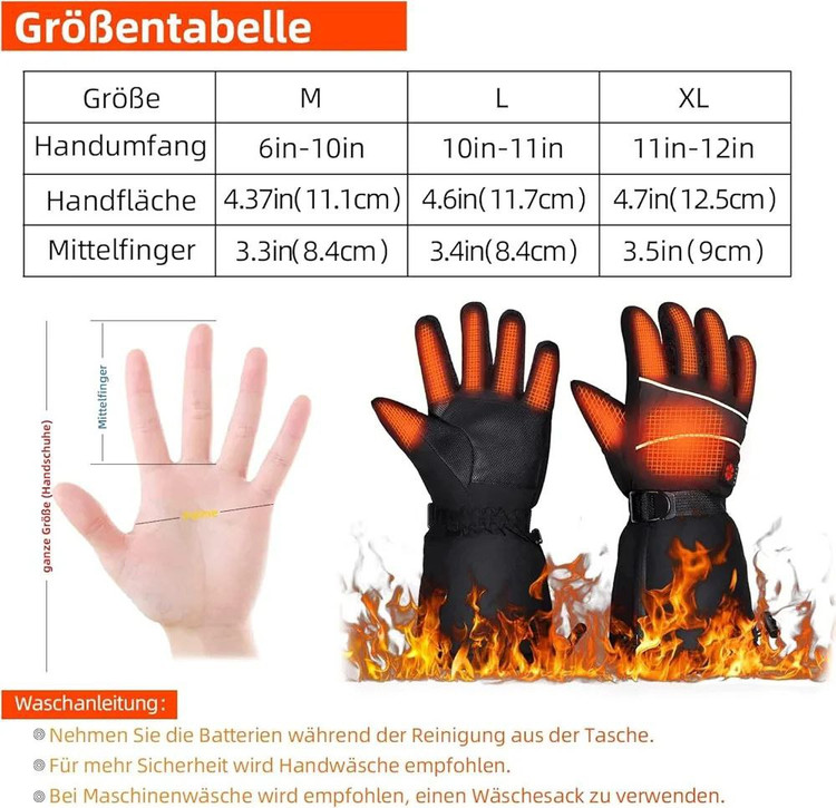 دستکش گرمایشی المنت دار