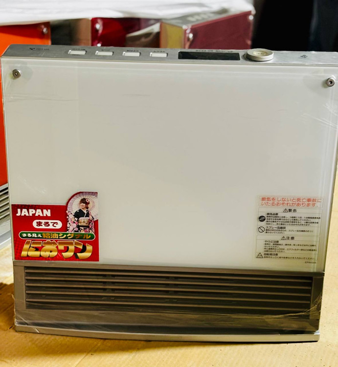 بخاری ژاپنی شیشه ای گازی برقی گاز شهری بدون دودکش سایز ۴۰۰۰