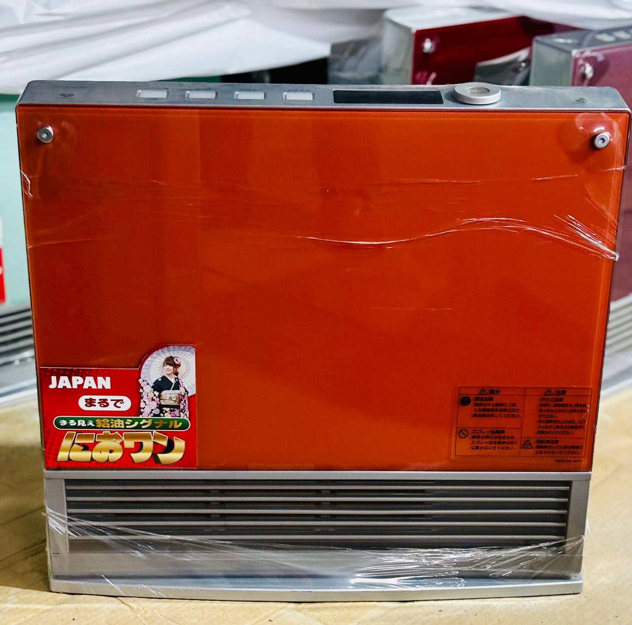 بخاری ژاپنی شیشه ای گازی برقی گاز شهری بدون دودکش سایز ۴۰۰۰