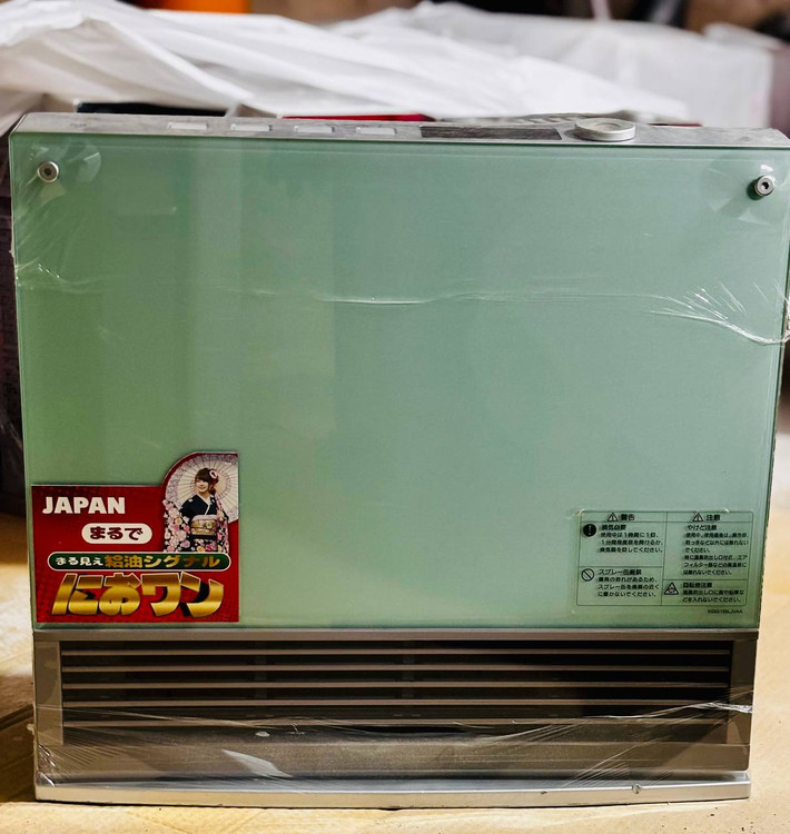 بخاری ژاپنی شیشه ای گازی برقی گاز شهری بدون دودکش سایز ۴۰۰۰