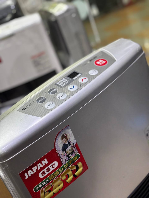 بخاری گازی برقی ژاپنی سایز ۴۰۰۰ گاز شهری بدون دودکش نقره ای