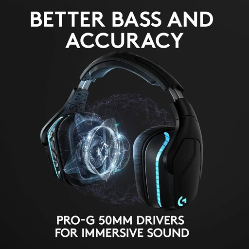 هدفون مخصوص بازی بیسیم Logitech G935