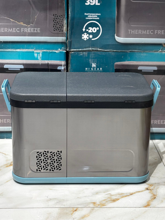 یخچال ماشین HIGEARمدل HGRAA10603DGY برق 12و24ولت ظرفیت 39 لیتر