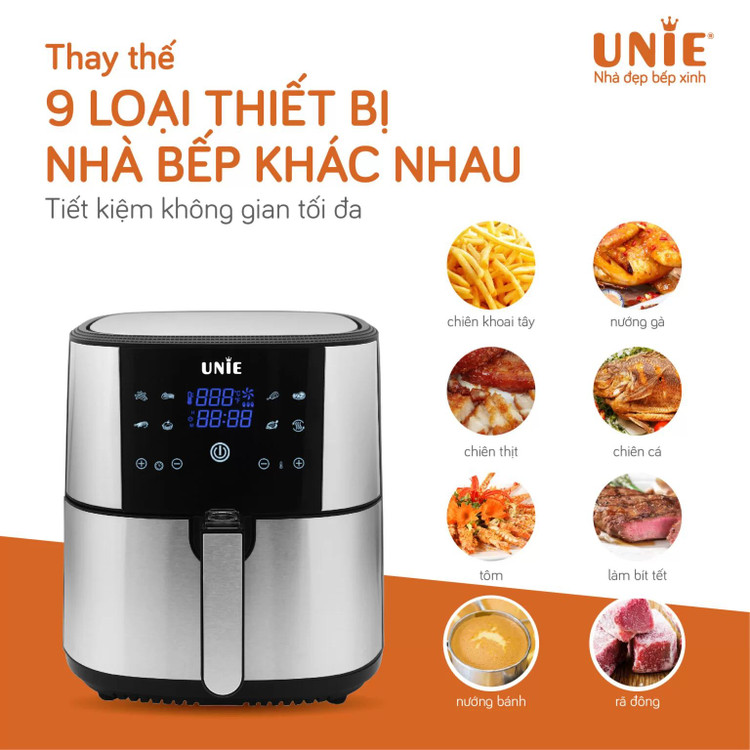 سرخ کن بدون روغن یونی مدل UE-800 ظرفیت 8 لیتری
