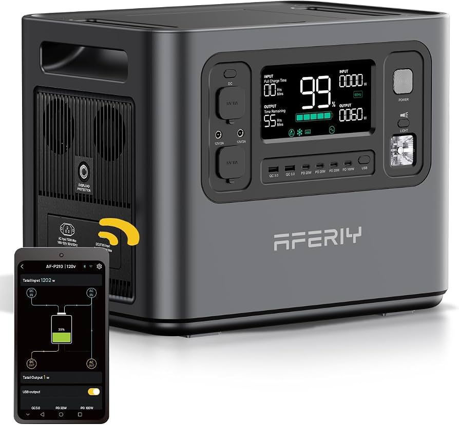 پاور استیشن آفیری مدل AF-P210 ظرفیت ۲۴۰۰ وات
