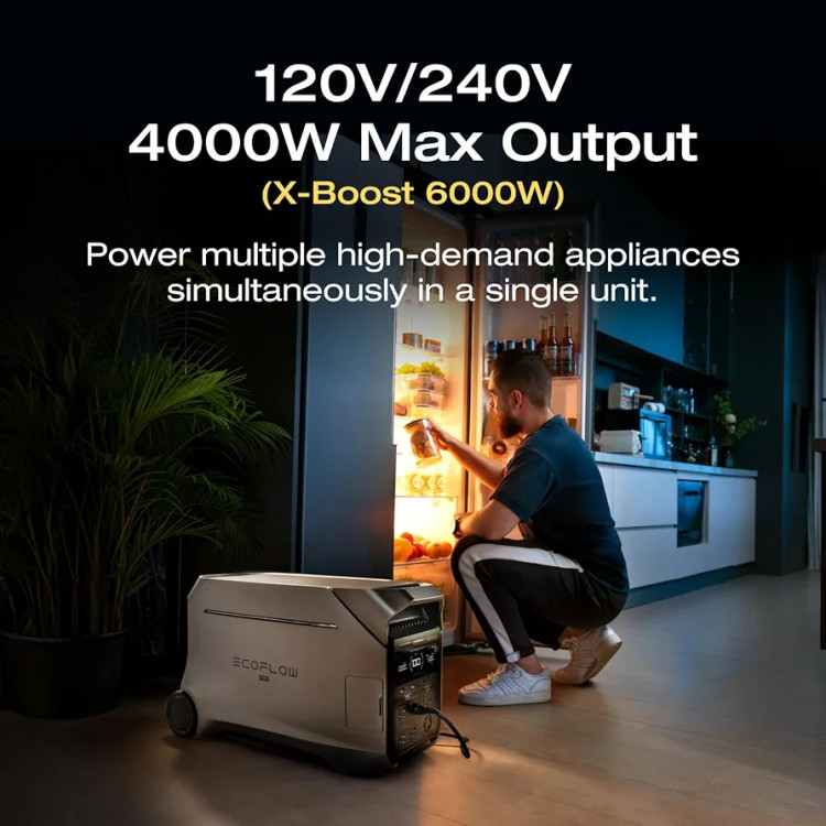 پاور استیشن اکو فلو EcoFlow DELTA Pro 3 ظرفیت 4096Wh توان 4000 وات